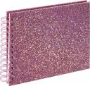 Hama ALBUM SPIRALNY GLAM, 24x17 CM, 50 BIAŁYCH STRON, RÓŻOWY