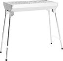 vidaXL Składany grill kempingowy ruszt nierdzewny 65.5x26 cm (46612)