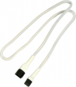 Nanoxia 3-Pin Molex przedłużacz 60 cm, biały (900400001)