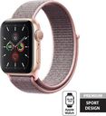 Crong Crong Nylon Band - Pasek sportowy Apple Watch 38/40 mm (Light Pink) uniwersalny