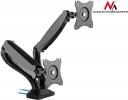 Maclean Uchwyt biurkowy na 2 monitory 13" - 27" (MC-674)
