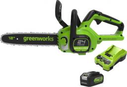 Piła łańcuchowa Greenworks 24V pilarka łańcuchowa Greenworks GD24CS30K4 zestaw ładowarka + aku 4Ah