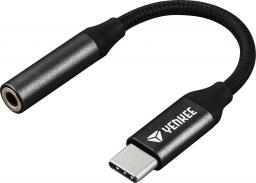 Adapter USB Yenkee YTC 102 USB-C - Jack 3.5mm Czarny  (35054433)