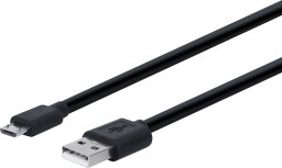 Kabel USB ProXtend USB-A - microUSB 0.2 m Czarny (JAB-7492669)