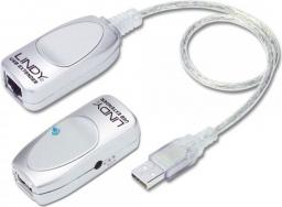 Adapter USB Lindy USB - RJ45 Srebrny  (42805)