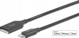 Kabel USB eStuff Lightning Cable MFI 0,5m Steel