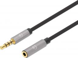 Kabel Manhattan Jack 3.5mm - Jack 3.5mm 1m szary (356022)