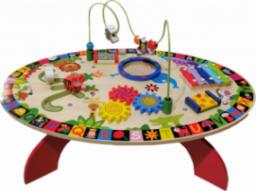  Coil Coil duży drewniany stół stolik edukacyjny zabawka dla dzieci 7w1