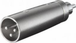  Goobay Adapter XLR - RCA (Cinch) srebrny (JAB-857178)