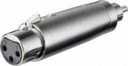  Goobay Adapter XLR - RCA (Cinch) srebrny (JAB-857177)