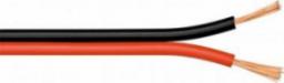 Przewód Goobay Kabel głośnikowy Czerwony czarny CCA - Długość kabla 50 m