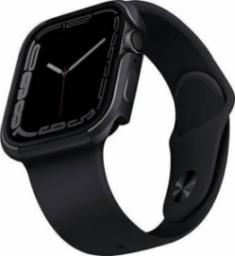  Uniq UNIQ etui Valencia Apple Watch Series 4/5/6/7/SE 45/44mm. grafitowy/graphite
