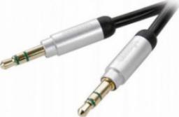 Kabel Vivanco Jack 3.5mm - Jack 3.5mm 0.8m czarny (11481672248)