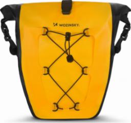 Wozinsky Wodoodporna torba rowerowa sakwa na bagażnik 25l żółty (WBB24YE)