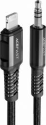 Kabel USB Acefast Lightning - mini Jack 3.5 mm 1.2 m Czarny (6974316280583)
