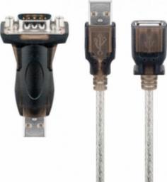 Adapter USB Goobay USB szeregowych RS232 mini, Przezroczysty - Długość kabla 1.5 m