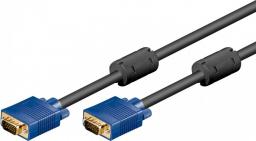 Kabel Goobay D-Sub (VGA) - D-Sub (VGA) 5m niebieski (93370)