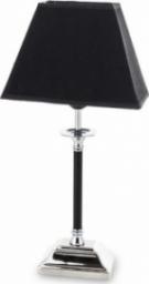 Lampa stołowa Art-Pol Lampa metalowa czarno-srebrna stołowa H: 48 cm