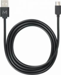 Kabel USB Mobilis USB-A - USB-C 1 m Czarny (001278)