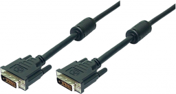 Kabel LogiLink DVI-D - DVI-D 5m czarny (CD0003)