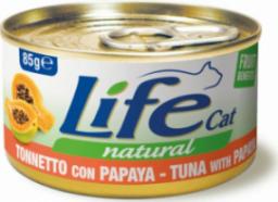 Life Pet Care LIFE CAT puszka 85g TUNA + PAPAYA