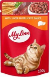 Mylove MY LOVE sasz. 100g ADULT WĄTROBA SOS /24