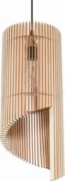 Lampa wisząca Selsey SELSEY Lampa wisząca Axelo drewniana średnica 21 cm
