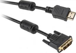Kabel HDMI - DVI-D 5m czarny (KPO3701.1-5)