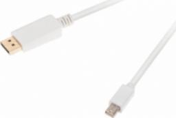 Kabel Cabletech DisplayPort Mini - HDMI 1.8m biały (KOM0852)