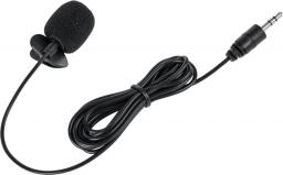 Mikrofon Azusa z klipem na kablu jack 3,5mm 2m