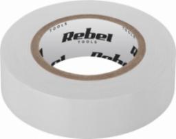  Rebel Taśma izolacyjna klejąca REBEL (0,13 mm x 19 mm x 10 yd) biała