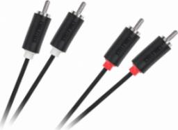 Kabel Cabletech RCA (Cinch) x2 - RCA (Cinch) x2 5m czarny (KPO3954-5)