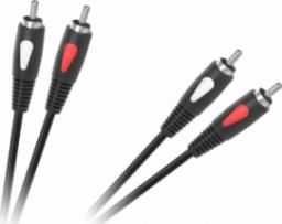 Kabel Cabletech RCA (Cinch) x2 - RCA (Cinch) x2 1.8m czarny (KPO4001-1.8)