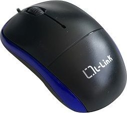 Mysz L-Link MOUSE OPTICAL USB L-Link BLACK/BLUE LL-2080-TO