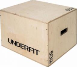  UnderFit Skrzynia drewniana plyometryczna UNDERFIT 60x50x40 cm
