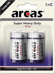  Arcas Bateria Super Heavy Duty C / R14 2 szt.