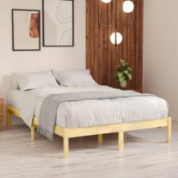  vidaXL vidaXL Rama łóżka z litego drewna sosnowego, 140 x 200 cm