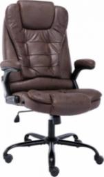 Krzesło biurowe vidaXL 20577 Ciemnobrązowe