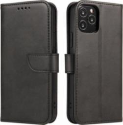  Hurtel Magnet Case elegancki futerał etui pokrowiec z klapką i funkcją podstawki Motorola Moto G100 / Edge S czarny