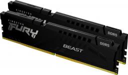 Pamięć Kingston Fury Beast, DDR5, 16 GB, 6000MHz, CL40 (KF560C40BBK2-16)