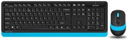 Klawiatura + mysz A4Tech A4tech FG1010 FSTYLER set bezdr. klávesnice + myši, modrá barva