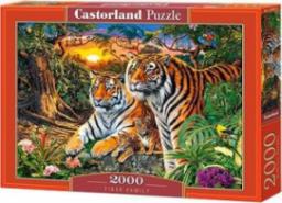  Castorland Puzzle 2000 Tiger Family CASTOR