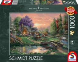  Schmidt Spiele Puzzle PQ 1000 Thomas Kinkade Romantyczny weekend