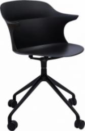  King Home Krzesło biurowe obrotowe BRAZO czarne
