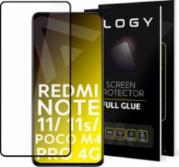  Alogy Szkło 9H Alogy Full Glue do etui case friendly do Xiaomi Redmi Note 11 / 11s/ Poco M4 Pro 4G Czarne