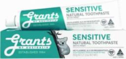  Grants of Australia GRANTS OF AUSTRALIA_Sensitive Natural Toothpaste With Mint naturalna kojąca pasta do zębów wrażliwych bez fluoru 100g