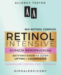  AA AA Retinol Intensive Kuracja Menopauzalna aktywny krem na dzień liftingująco-ujędrniający na dzień 50ml