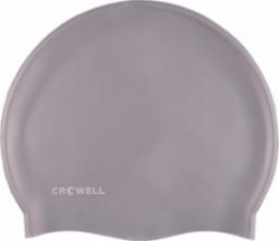  Crowell Czepek pływacki silikonowy Crowell Mono Breeze kol.6 srebrny