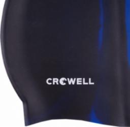  Crowell Czepek pływacki silikonowy Crowell Multi Flame czarno-niebieski kol.01
