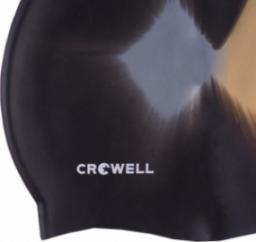  Crowell Czepek pływacki silikonowy Crowell Multi Flame czarny kol.08